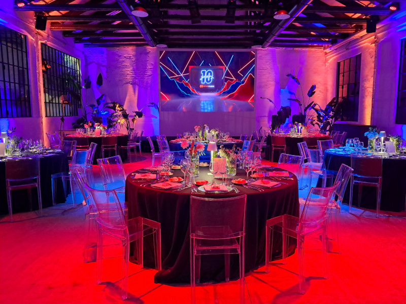 Organizzazione decimo anniversario aziendale Sparkfabrik con tema Arcade a Milano - 13