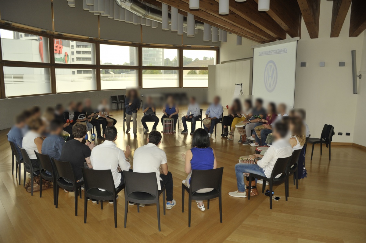 Team Building Drum Circle per Volkswagen - 4