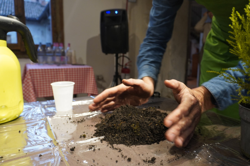 Team building sociale con Kokedama per AKAMAS - 9