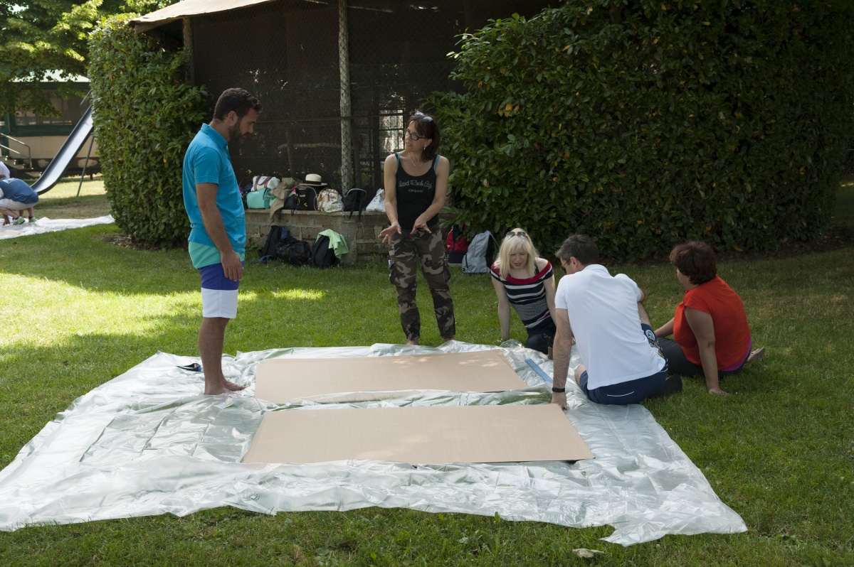 Smart Eventi: Team building carton boat per Daimler Merfina - 14