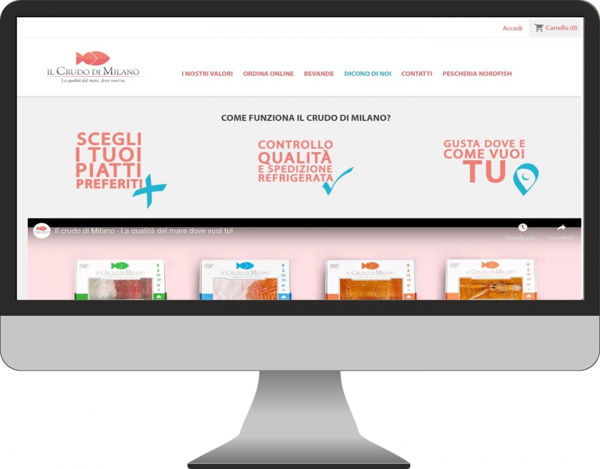 Branding & design per Il Crudo di Milano - 0