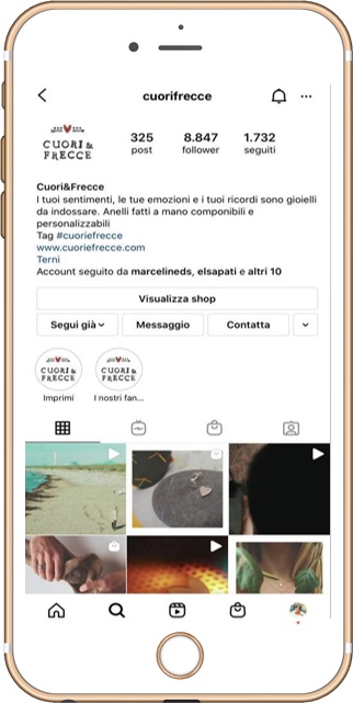 E-commerce e social marketing per Cuori & Frecce - 2