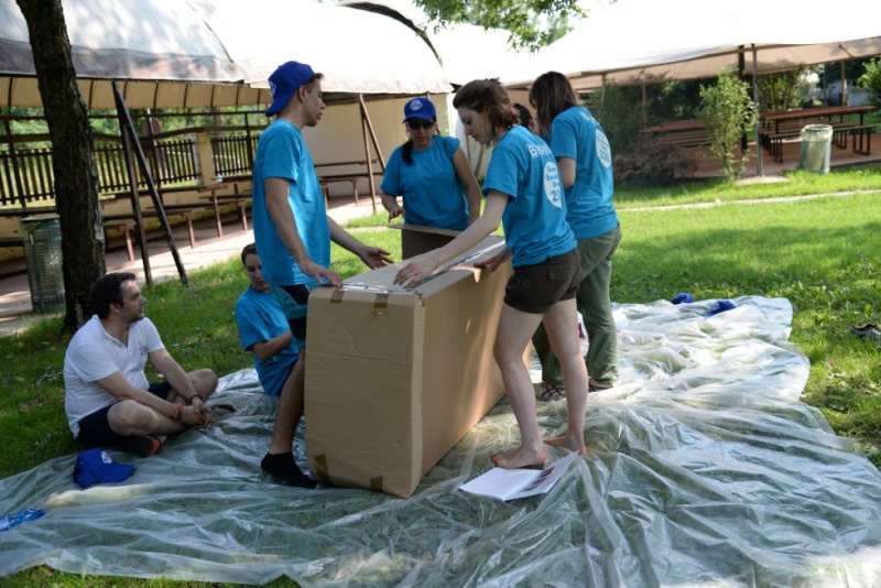 Smart Eventi: Team Building carton boat per Bestway Corp. - 30