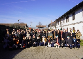 Evento di Natale per Xiaomi in cascina vicino Milano con team building culinario e pranzo a km0.